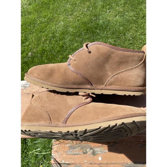 UGG Maksim Men\'s Chukka Boots Suede Sheepskin Lined Size 10 Tamarind Brown main image 10